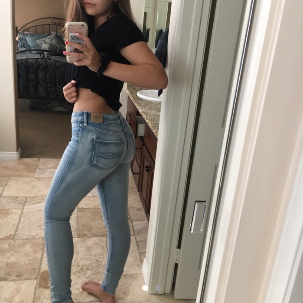 abercrombie stretch jeans